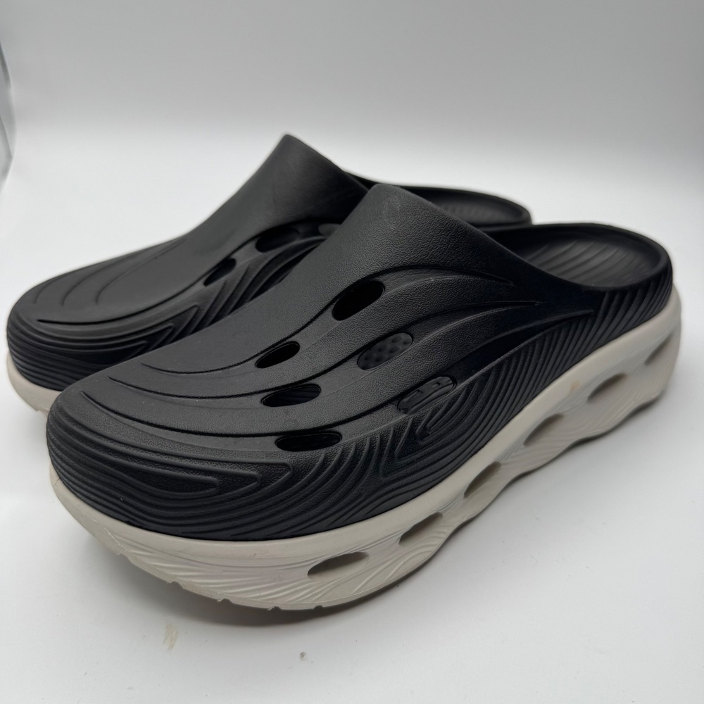 Hunter black comfort clogs for women size 8